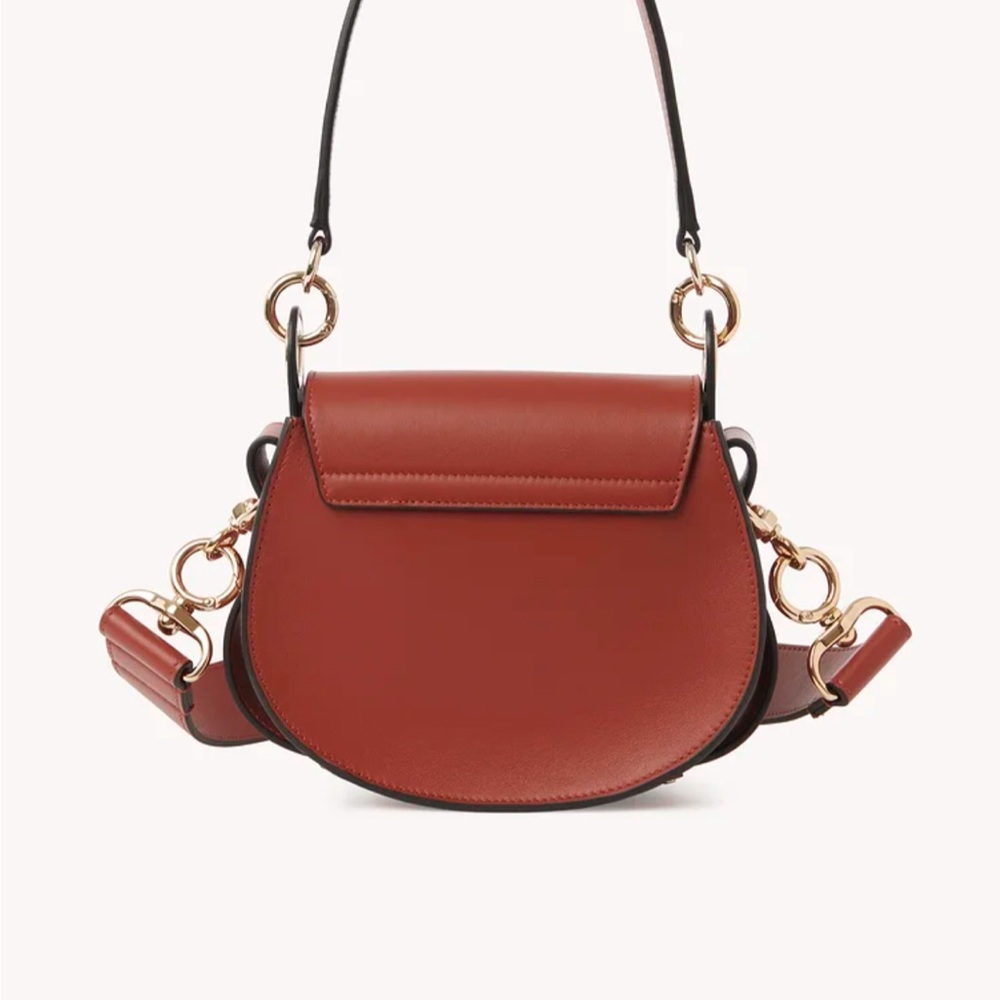 SMALL TESS BAG IN SHINY & SUEDE LEATHER - Picture 2 of 14